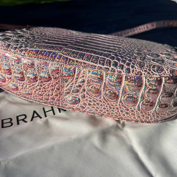 Brahmin Pink Iridescent Crossbody Bag - Picture 5 of 7